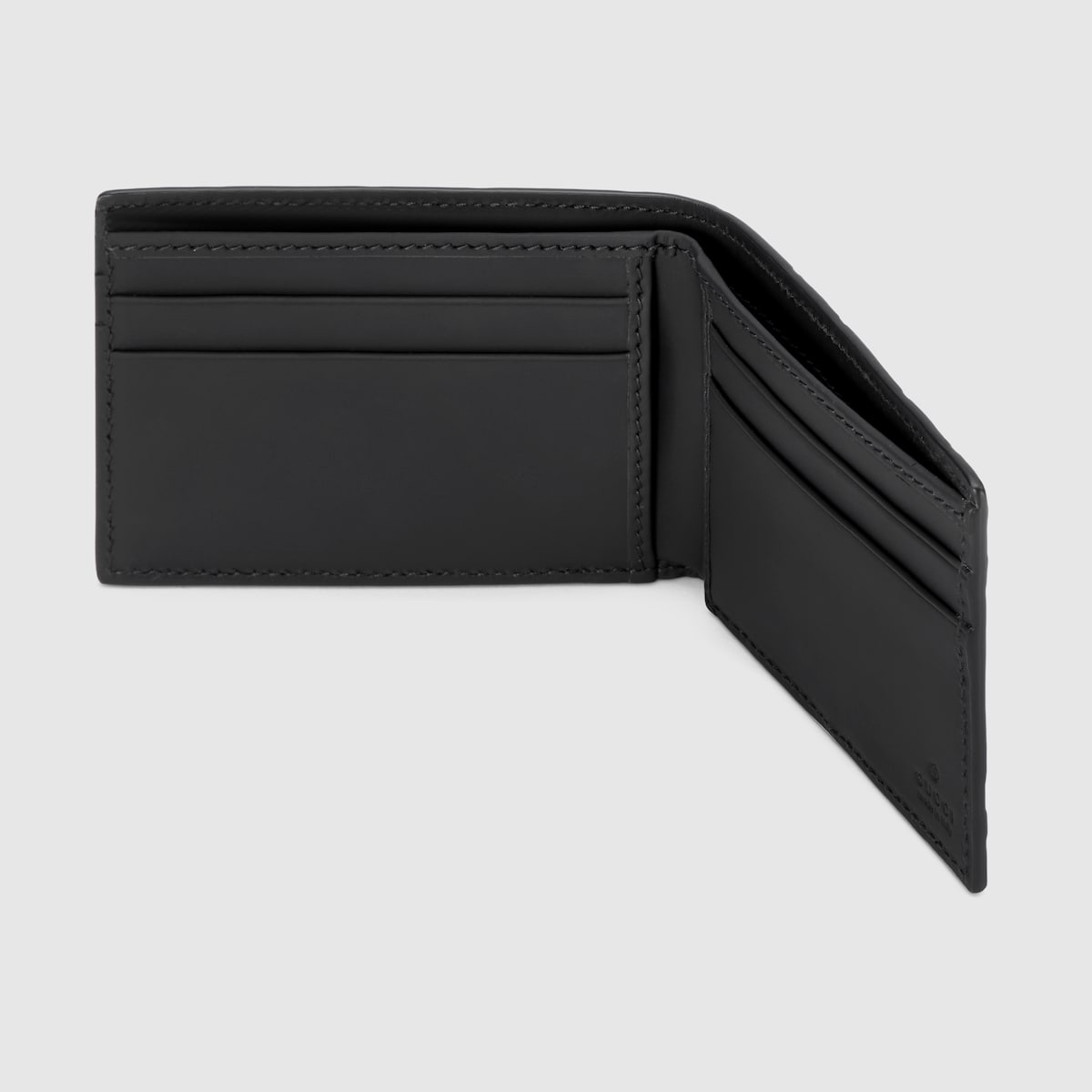 GG rubber-effect bi-fold wallet - 4