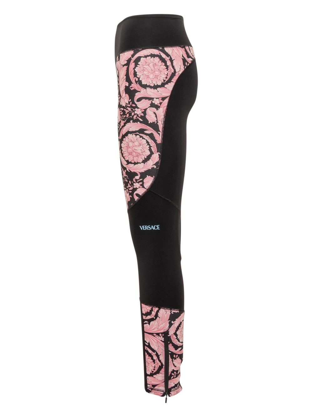 Barocco-print leggings - 3