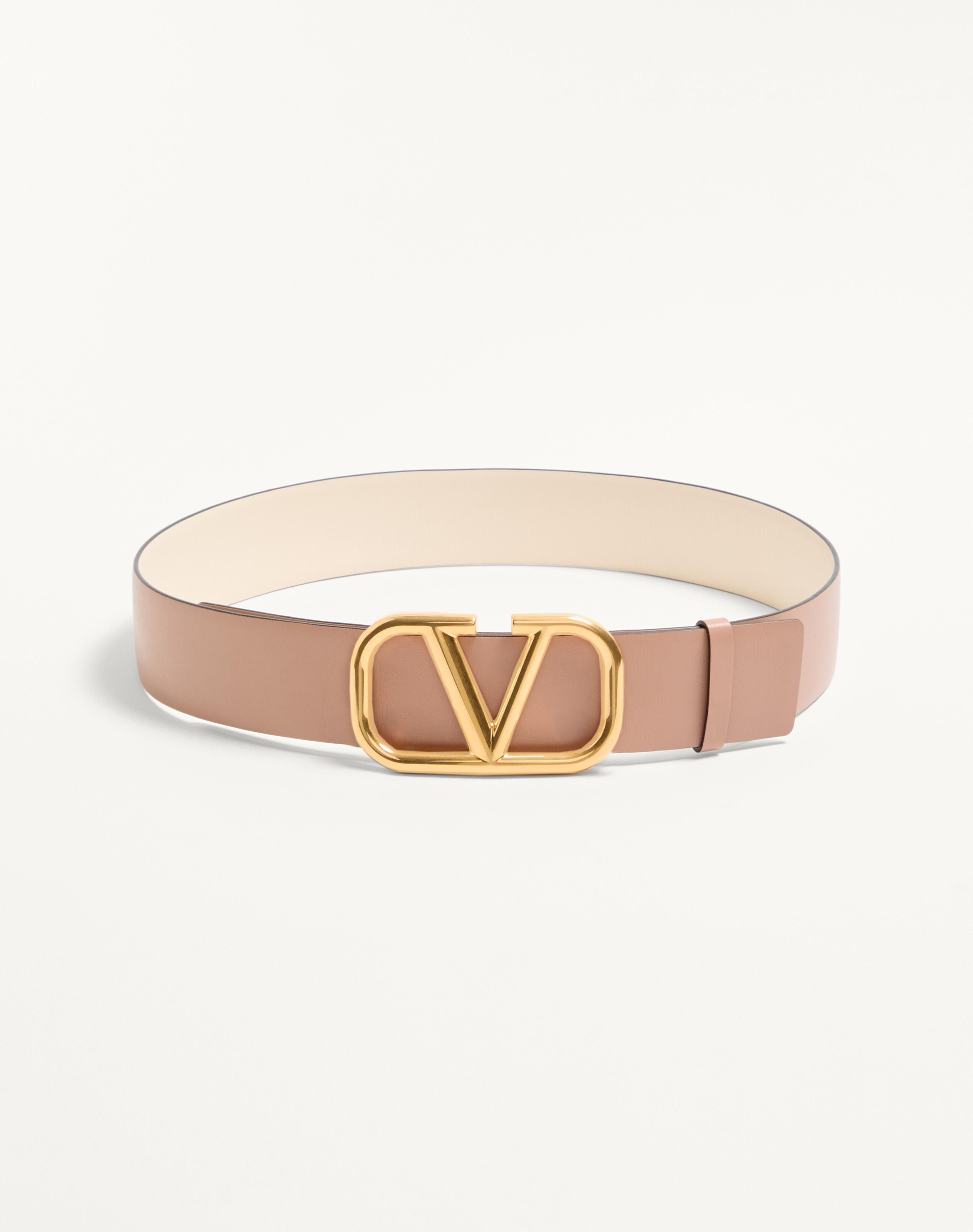 REVERSIBLE VLOGO SIGNATURE BELT IN GLOSSY CALFSKIN 40 MM - 4