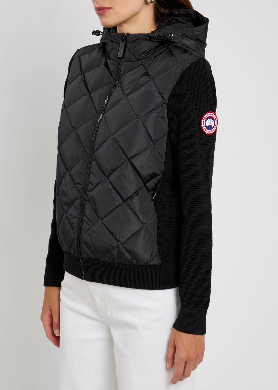 Canada Goose Hybridge Quilted Shell and Wool Jacket - 2