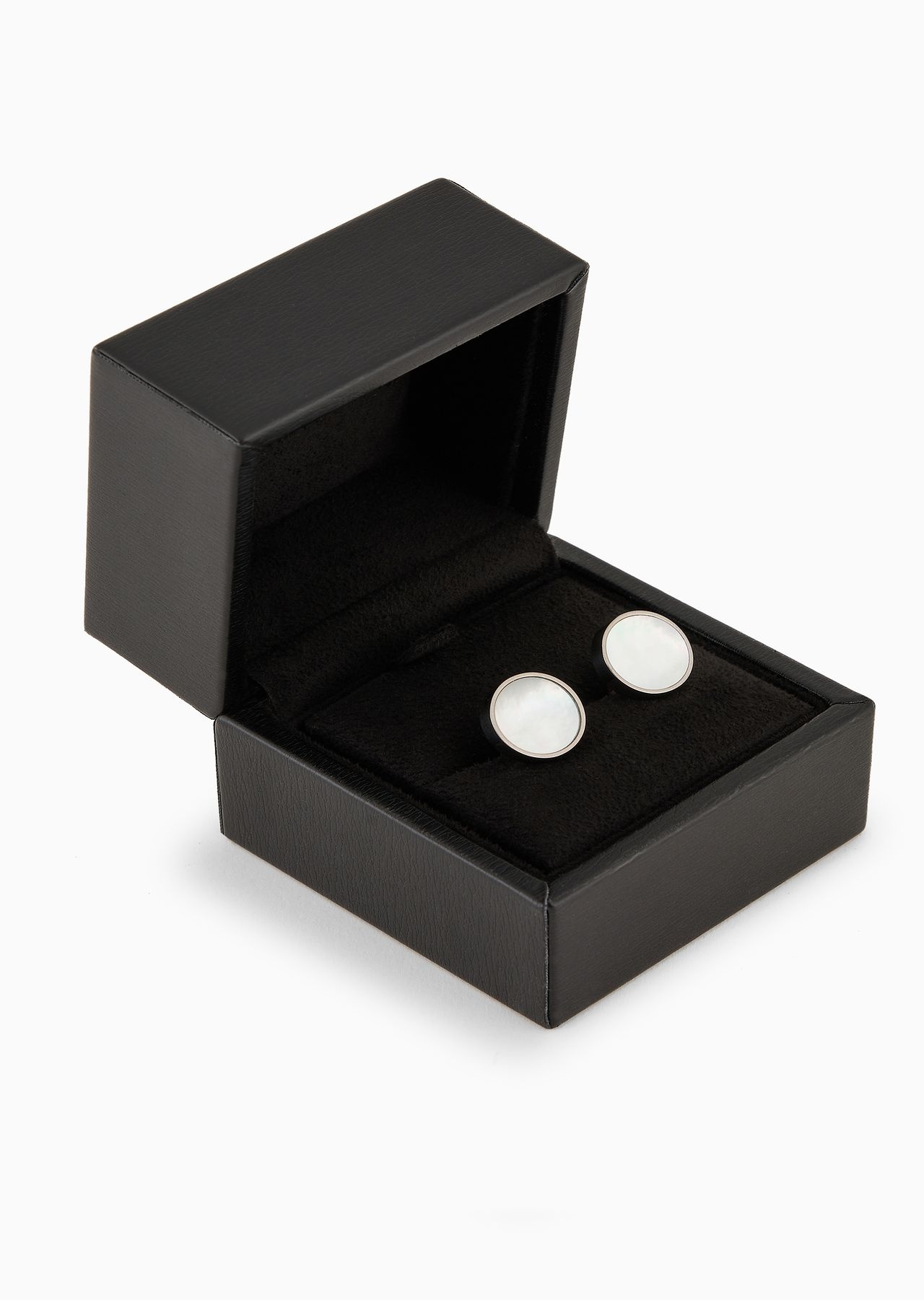 925 sterling silver cufflinks with a semi-precious gemstone - 3