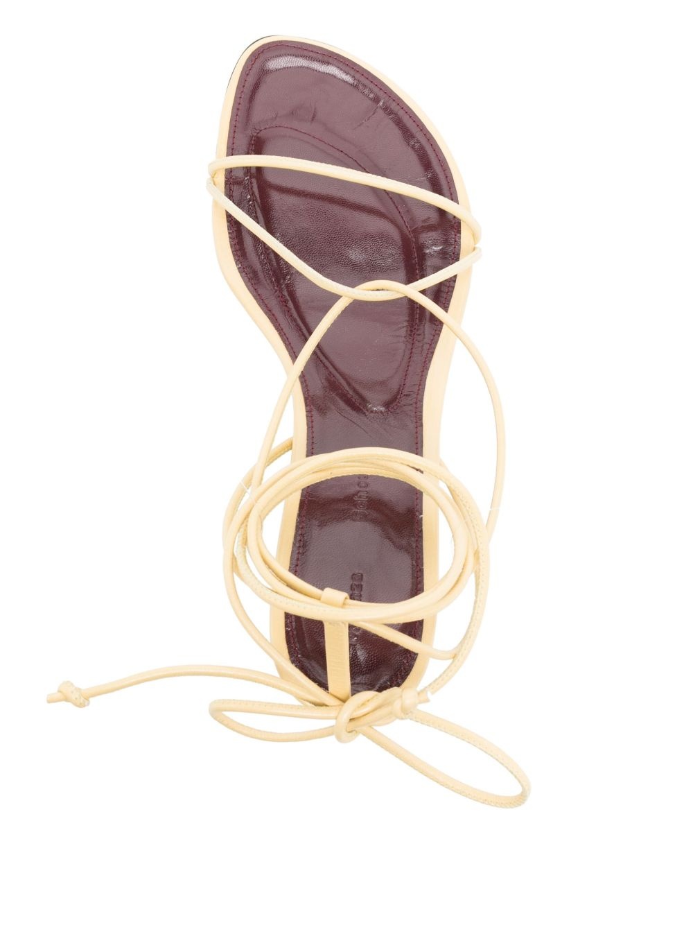 70mm Tee ankle strap sandals - 4