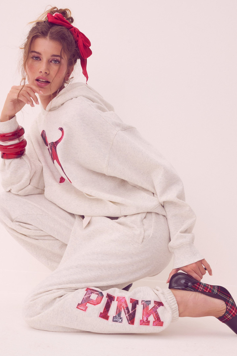 LoveShackFancy PINK x LoveShackFancy Ivy Fleece Jogger outlook