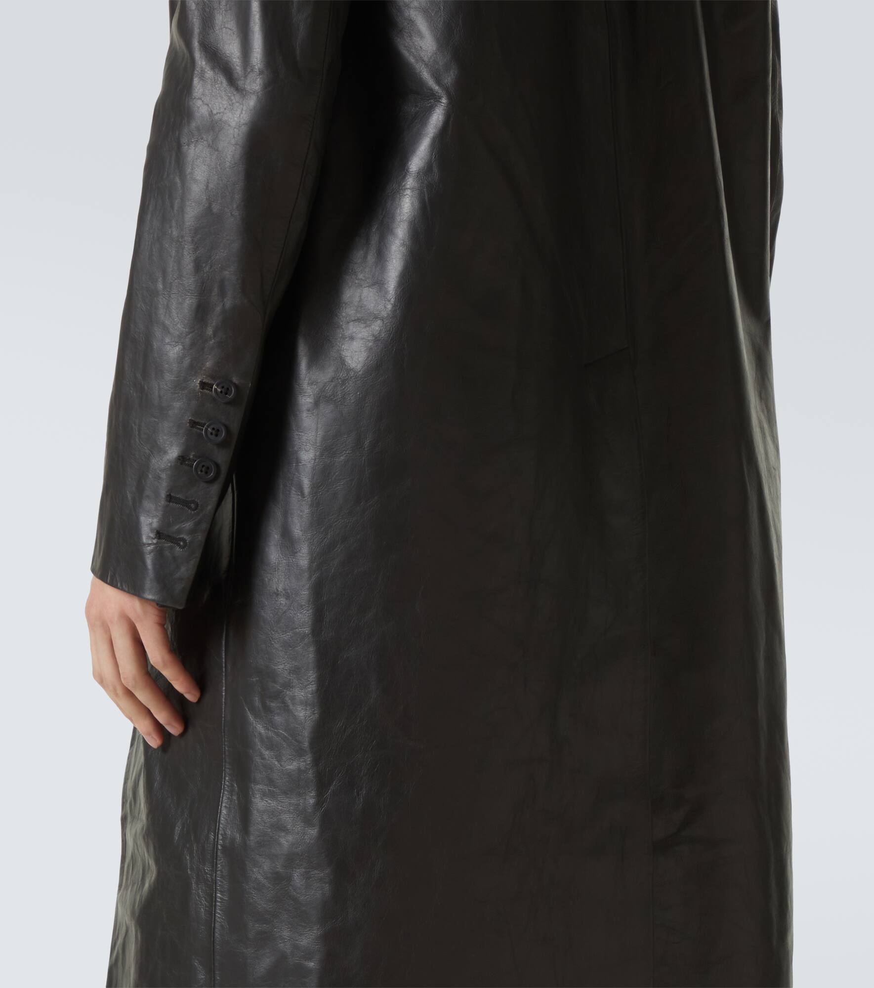 Leather coat - 7