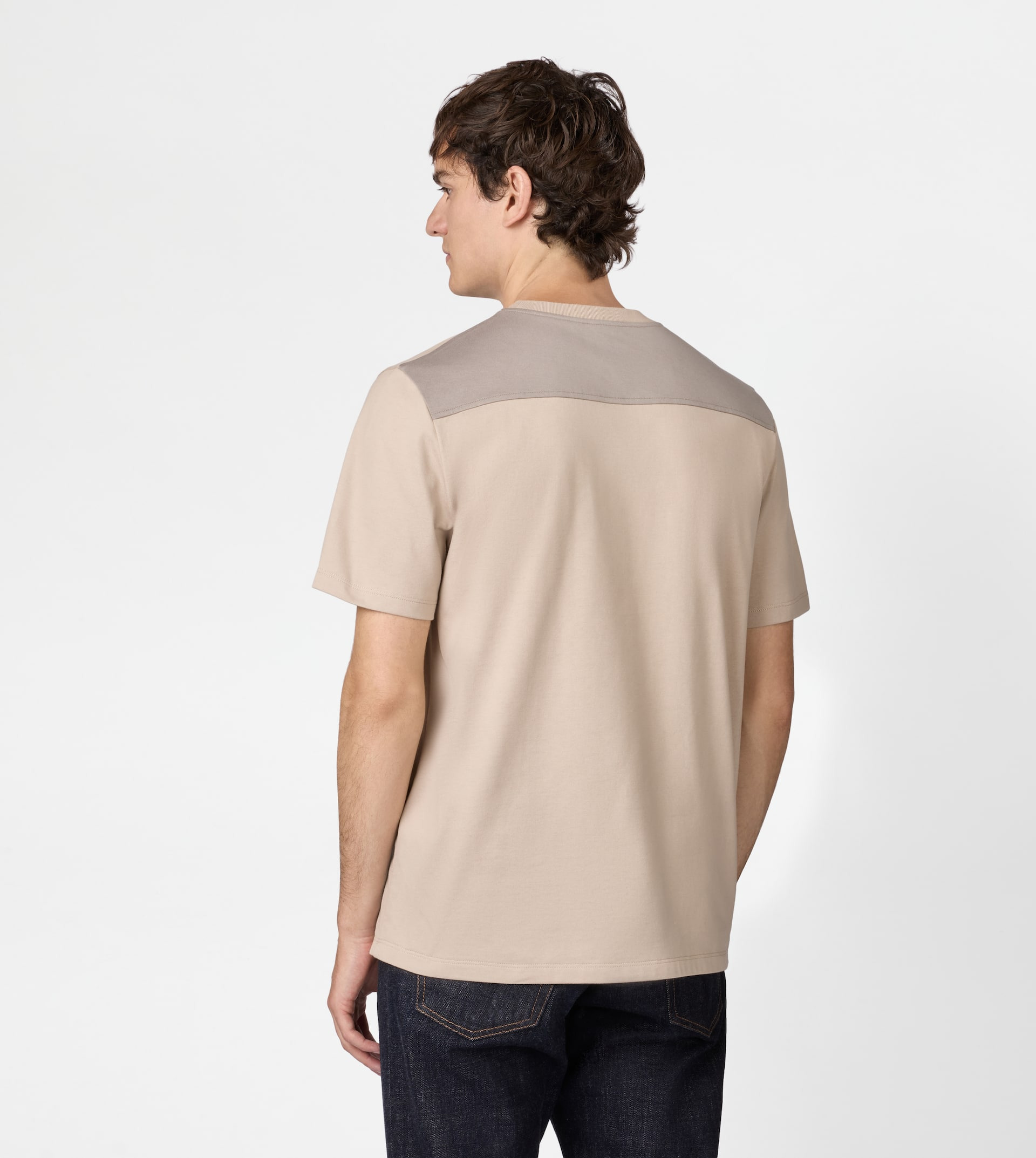 T-SHIRT IN JERSEY - OFF WHITE - 3