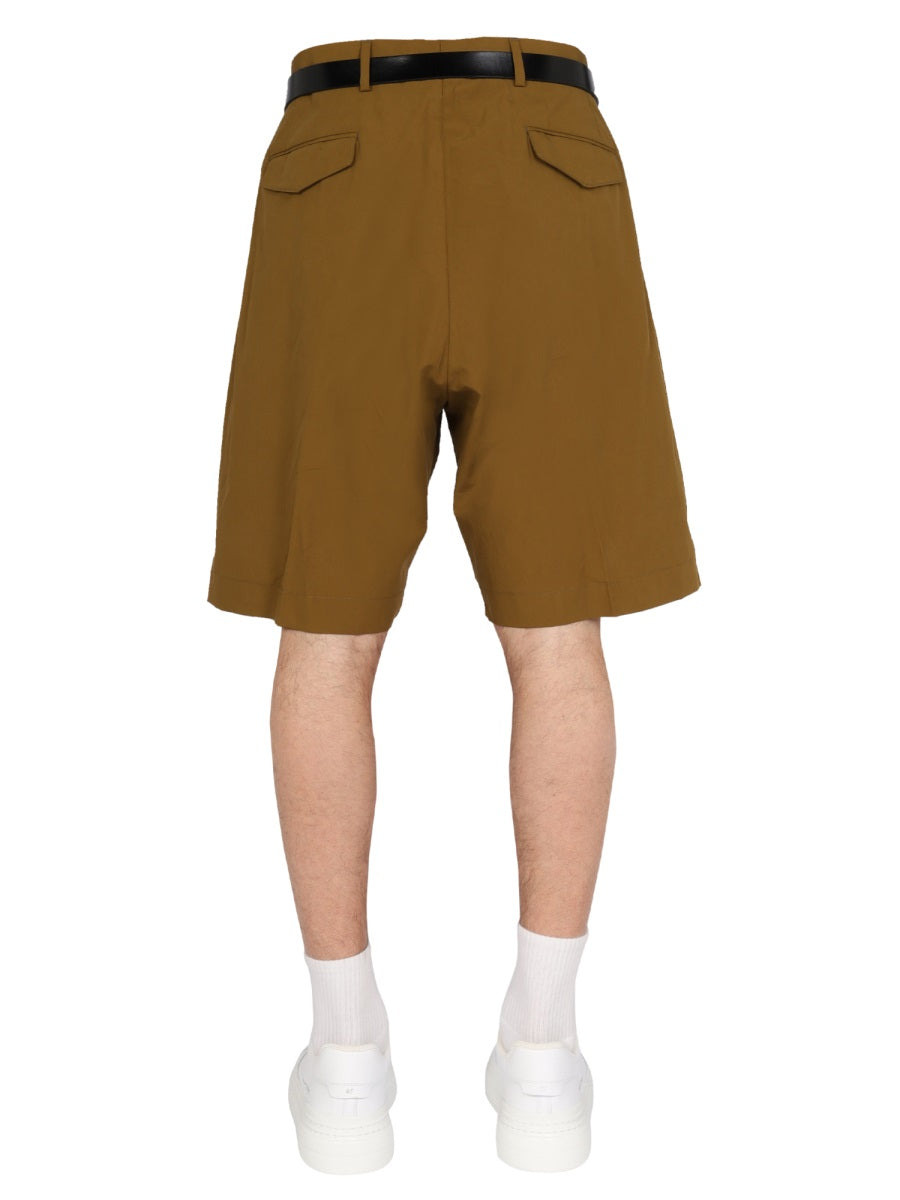 Paul Smith Men Cotton Bermuda Shorts - 4