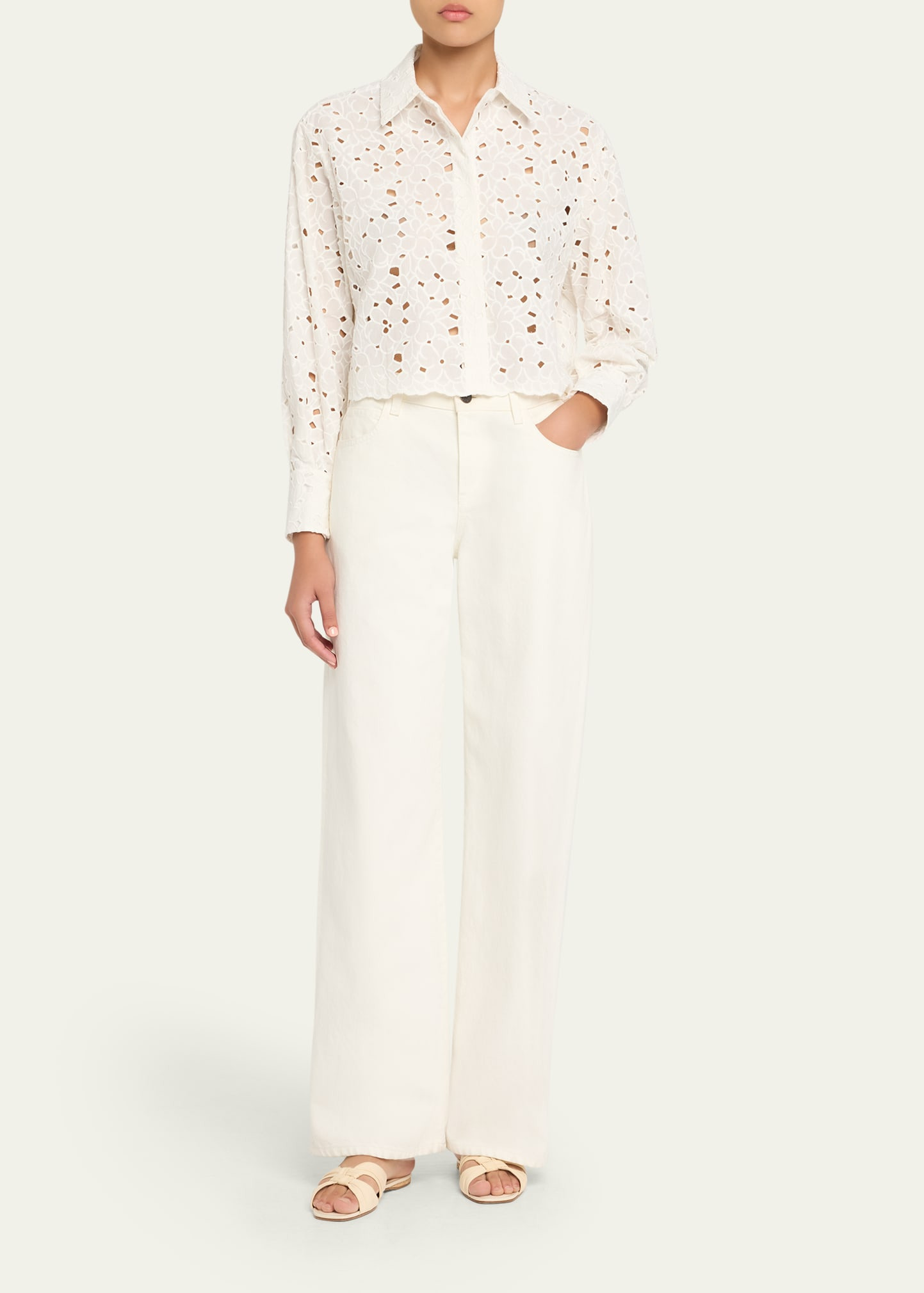 Penelope Embroidered Long-Sleeve Shirt - 2