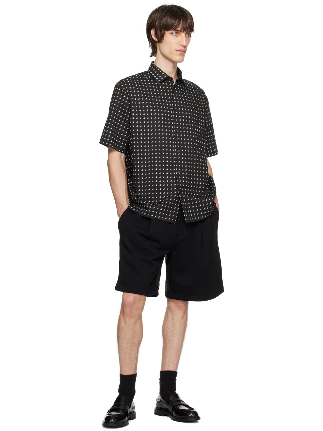 Black Layered Shorts - 4