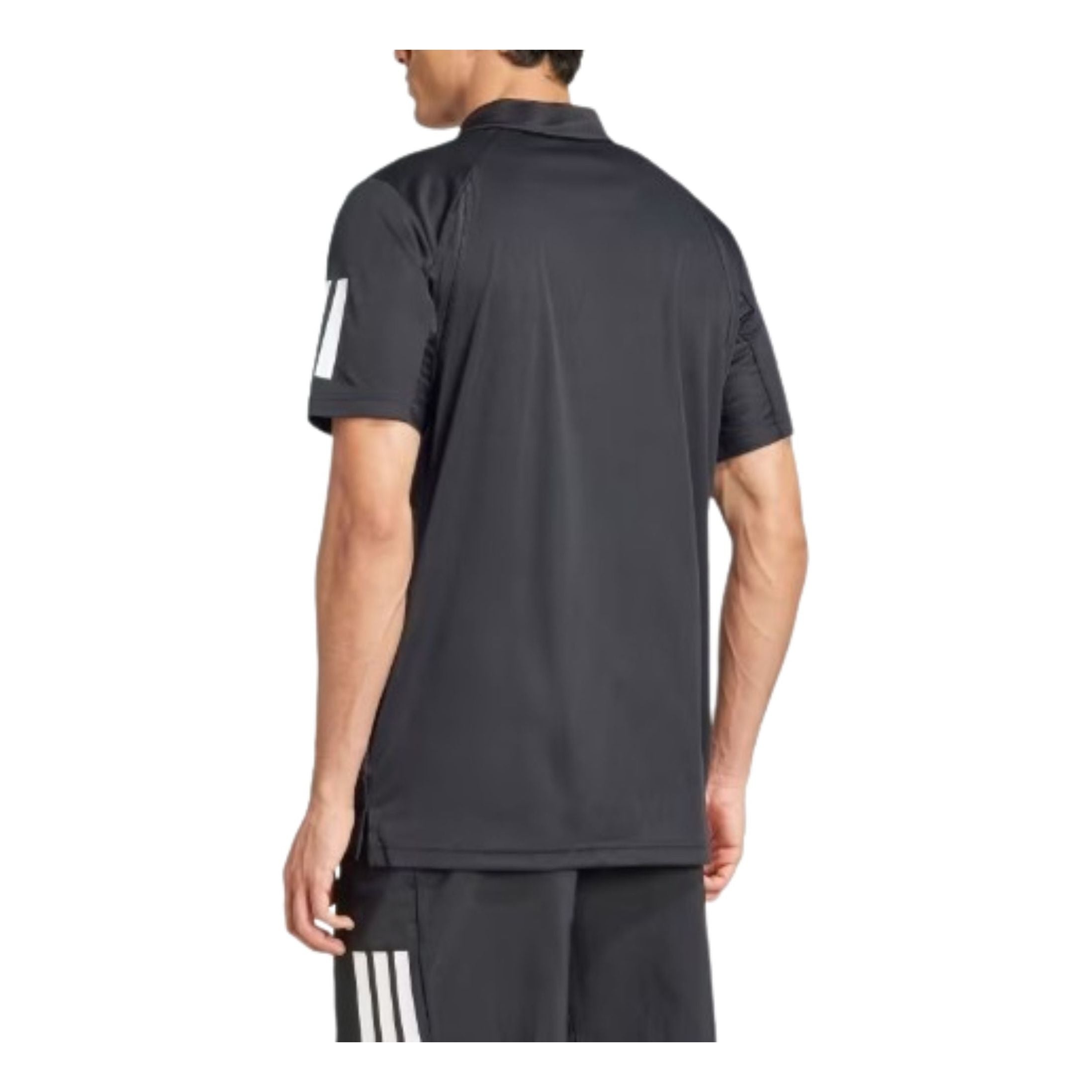 adidas adidas Club Tennis 3-Stripes Polo Shirt 'Black White
