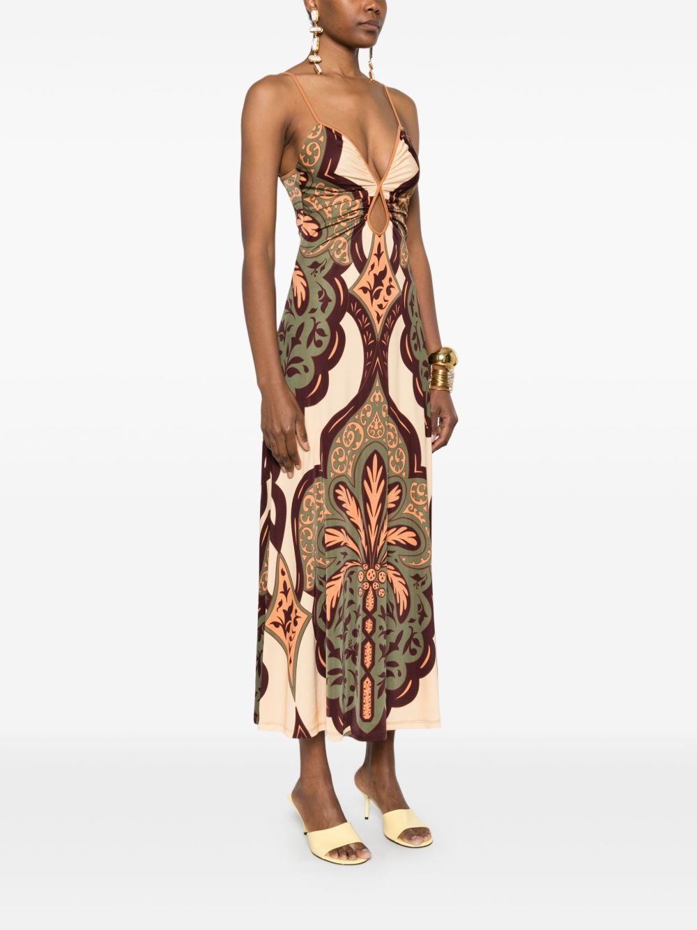 Nuestra Tierra midi dress - 3