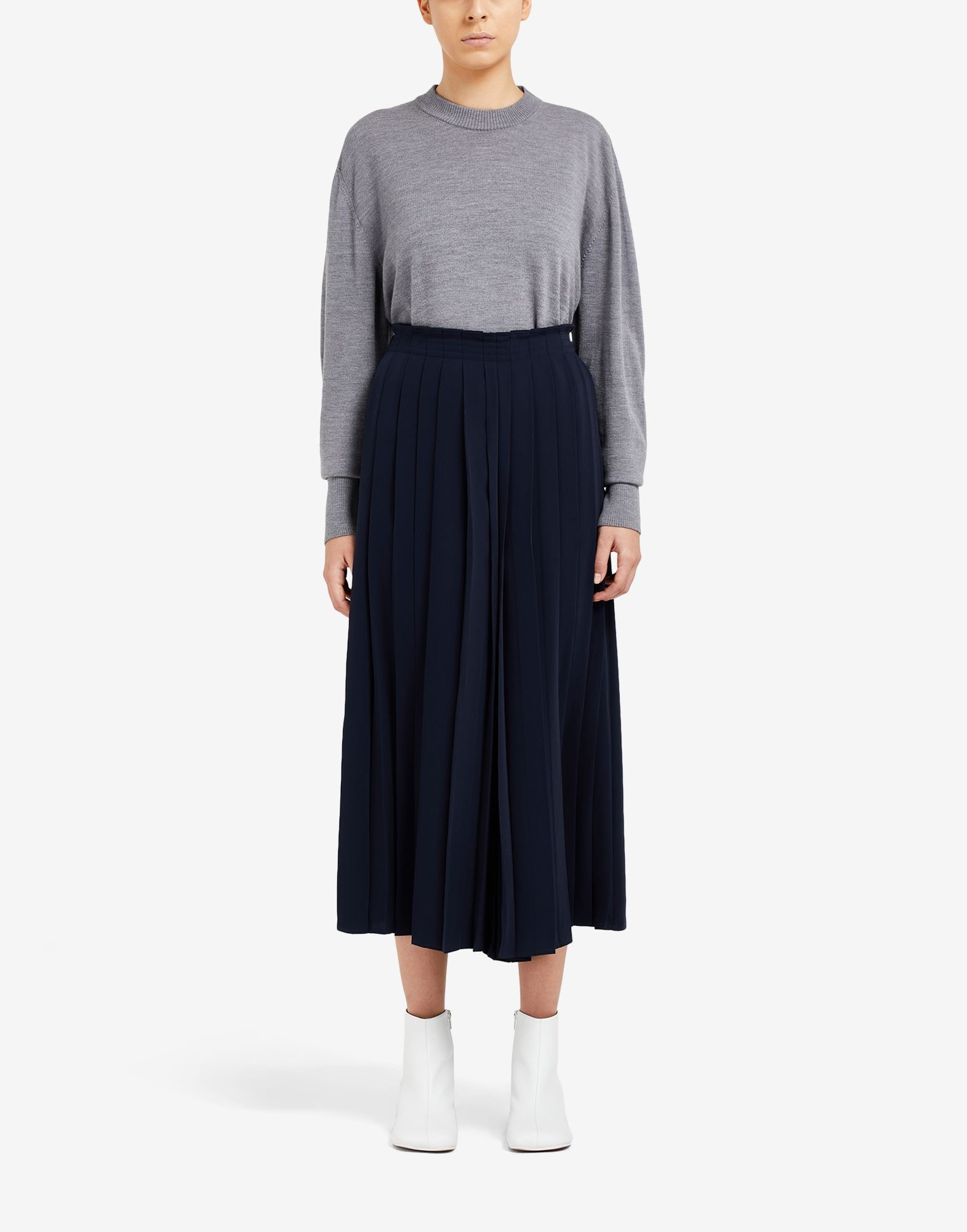 Knife-pleated culottes - 2