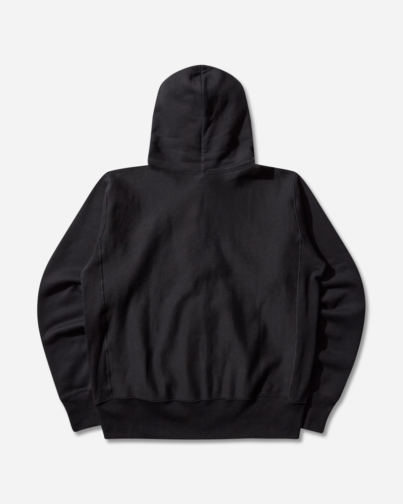 Champion Men's Made in USA Reverse Weave Zipped Hoodie Black outlook