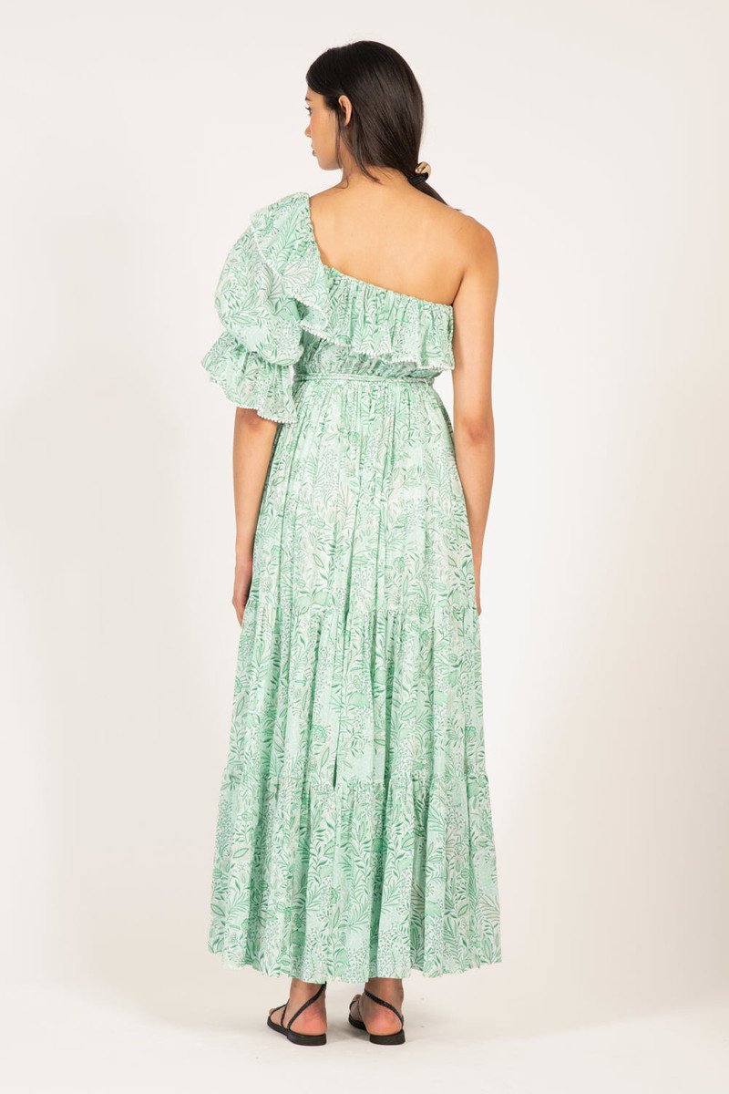 Long Dress Jay - Green Palmarosa 7