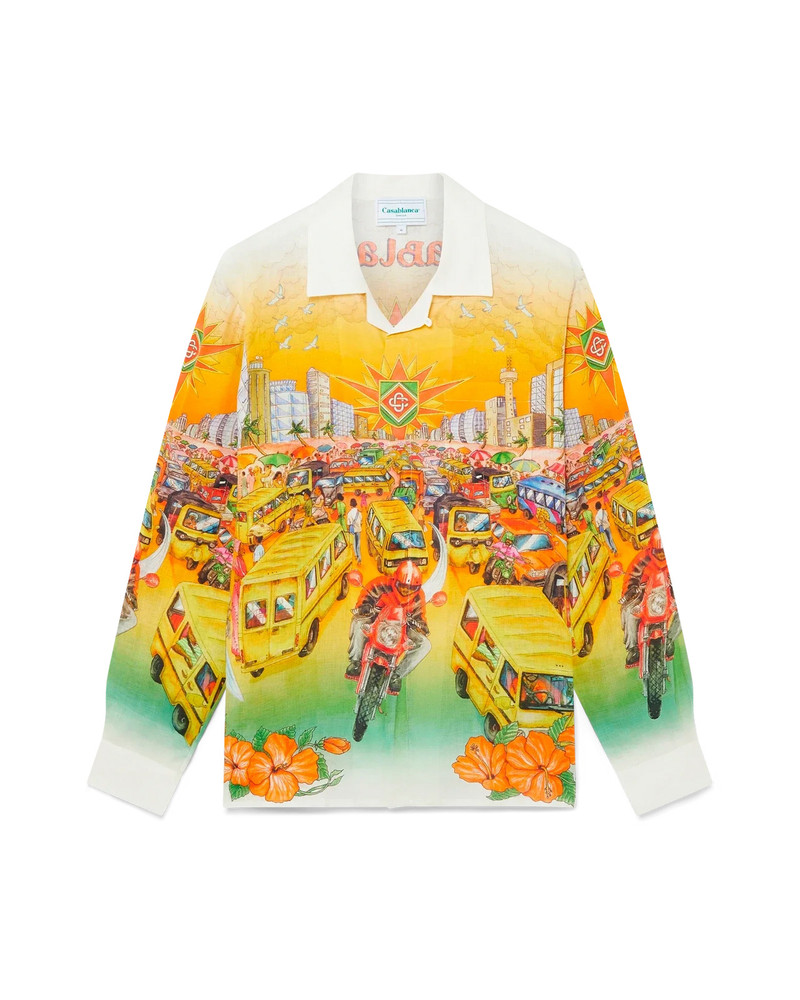 Traffic Linen Shirt | Casablanca Paris - 1