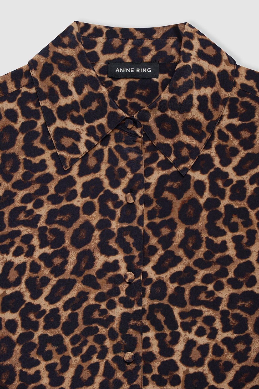 Bridget Shirt - Black And Brown Leopard - 4