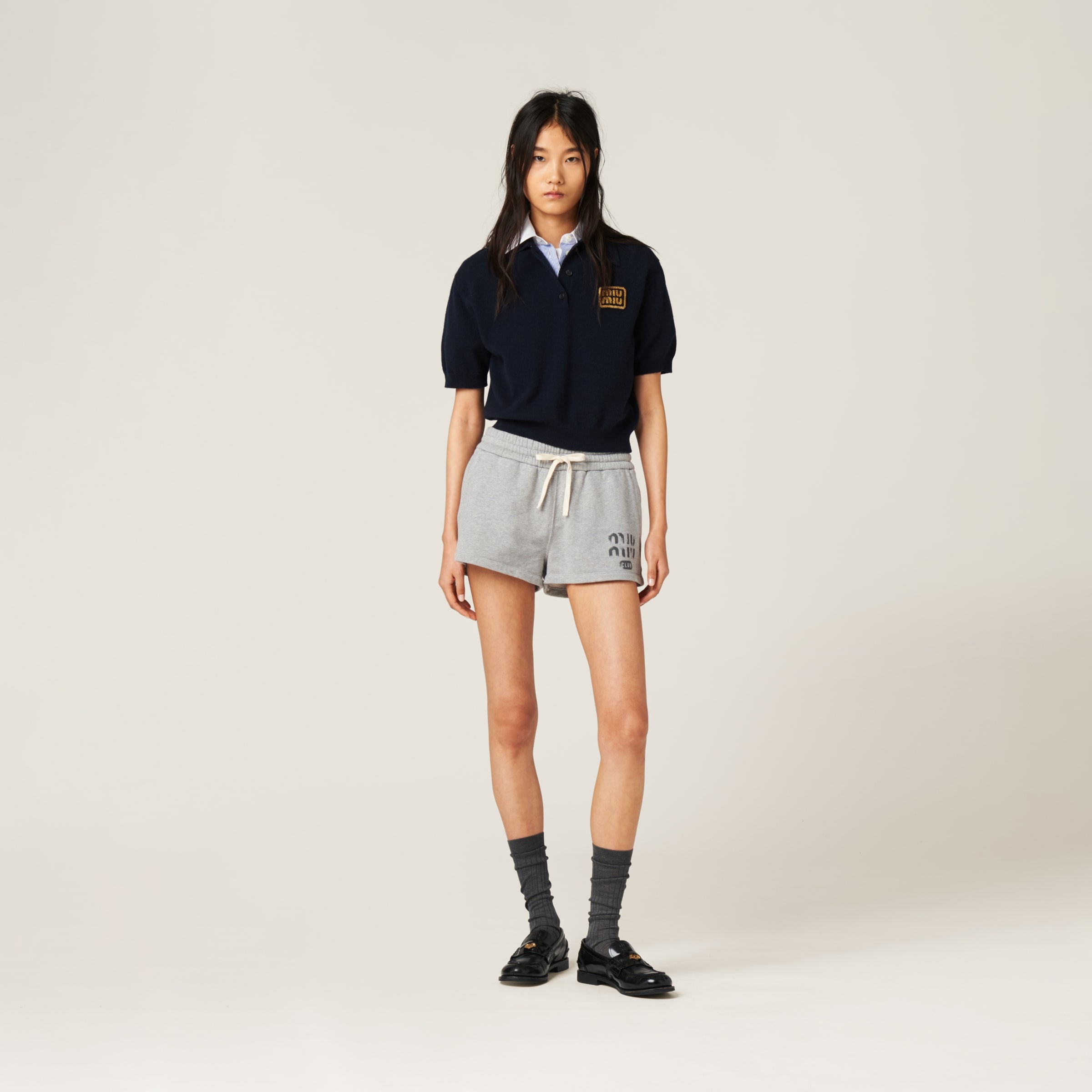 Cotton fleece shorts - 2