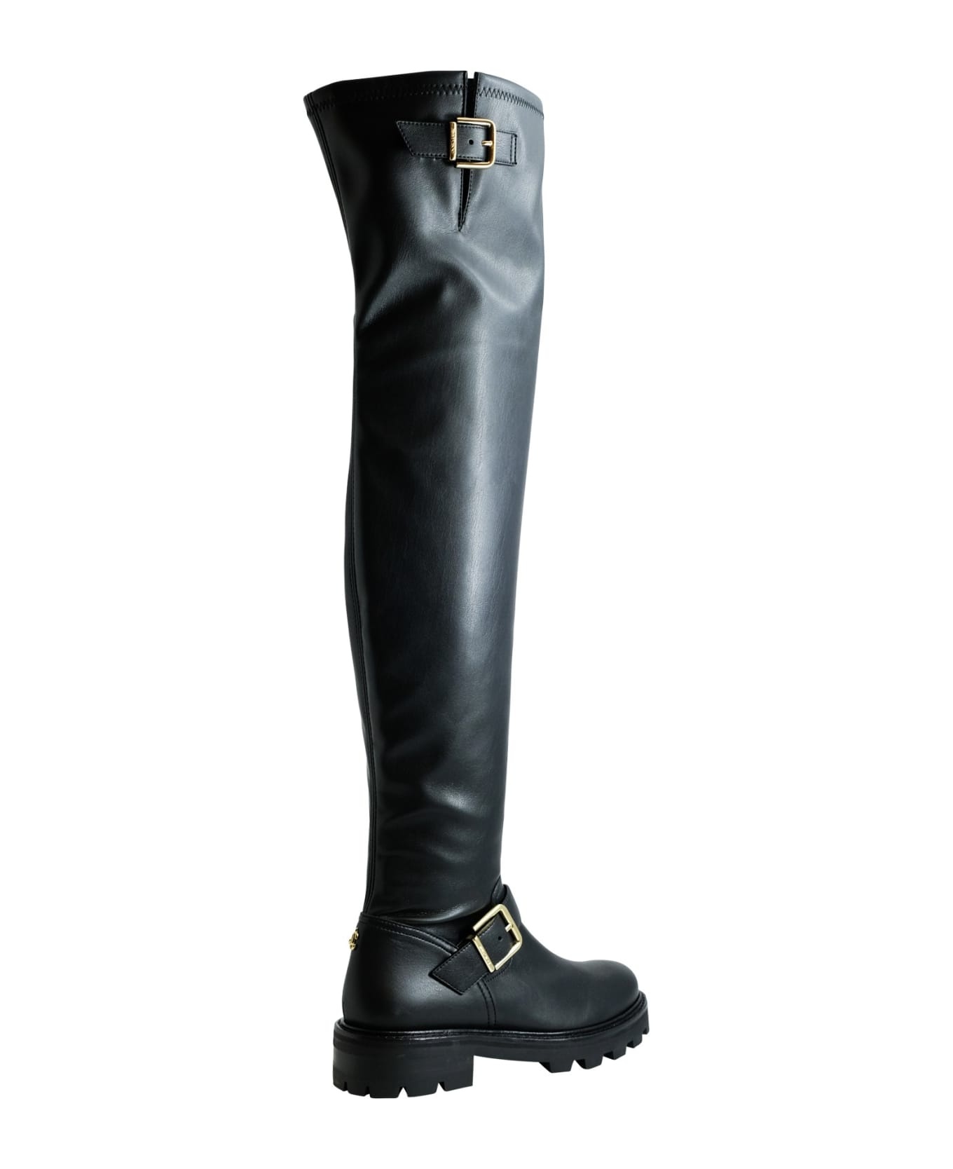 Jimmy Chooleather Biker Over The Knee Boots - 2
