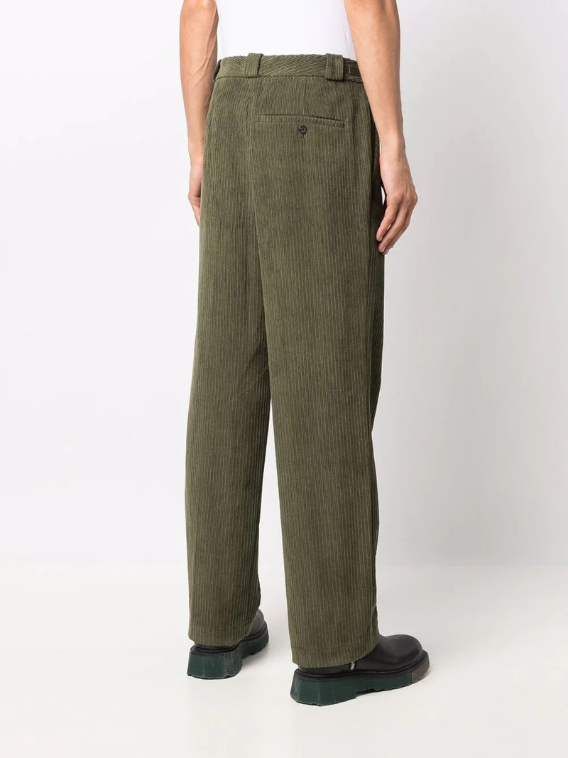 corduroy straight-leg trousers 4