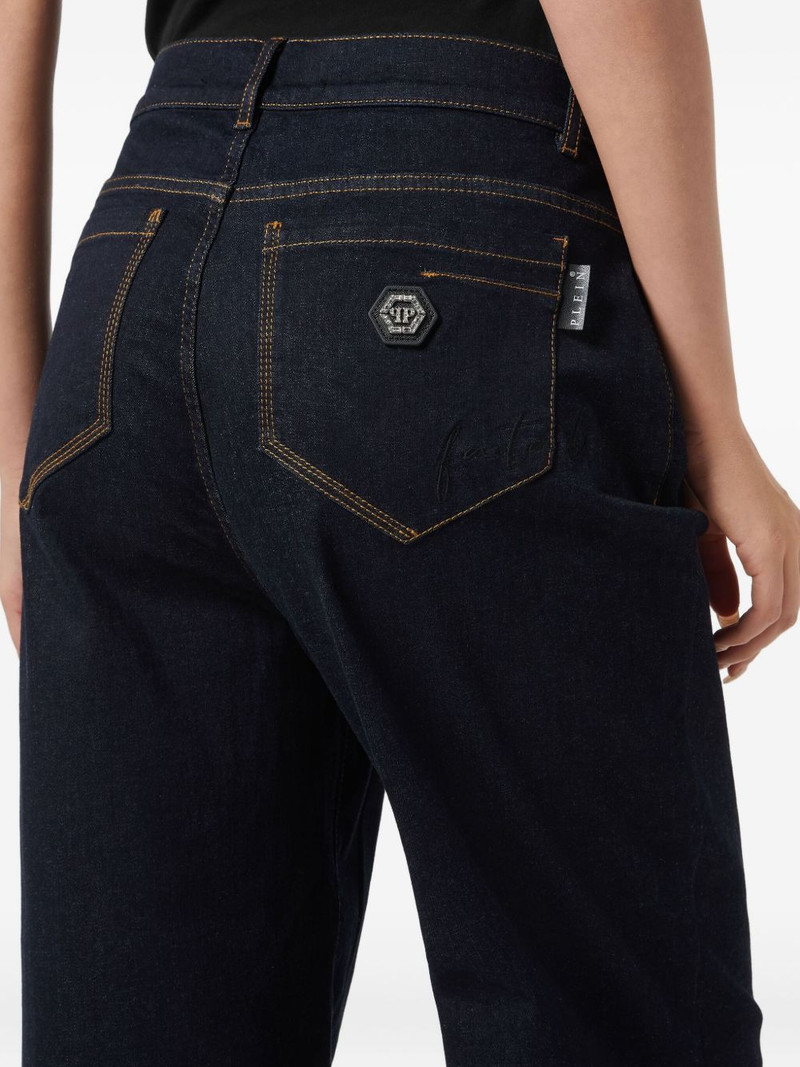 logo-plaque jeans 4