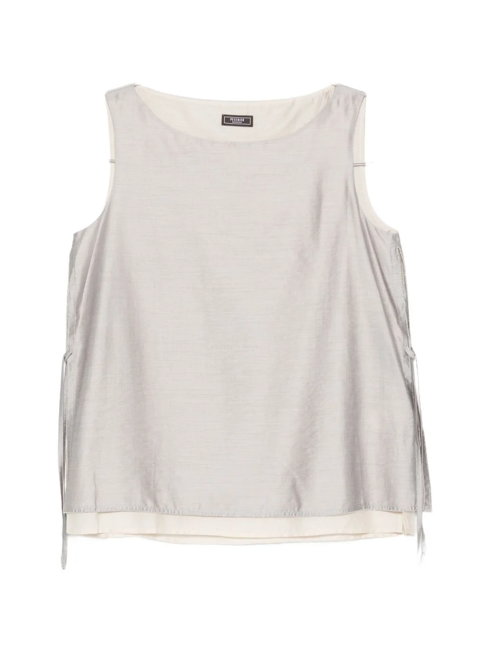 tie-side sleeveless top - 1