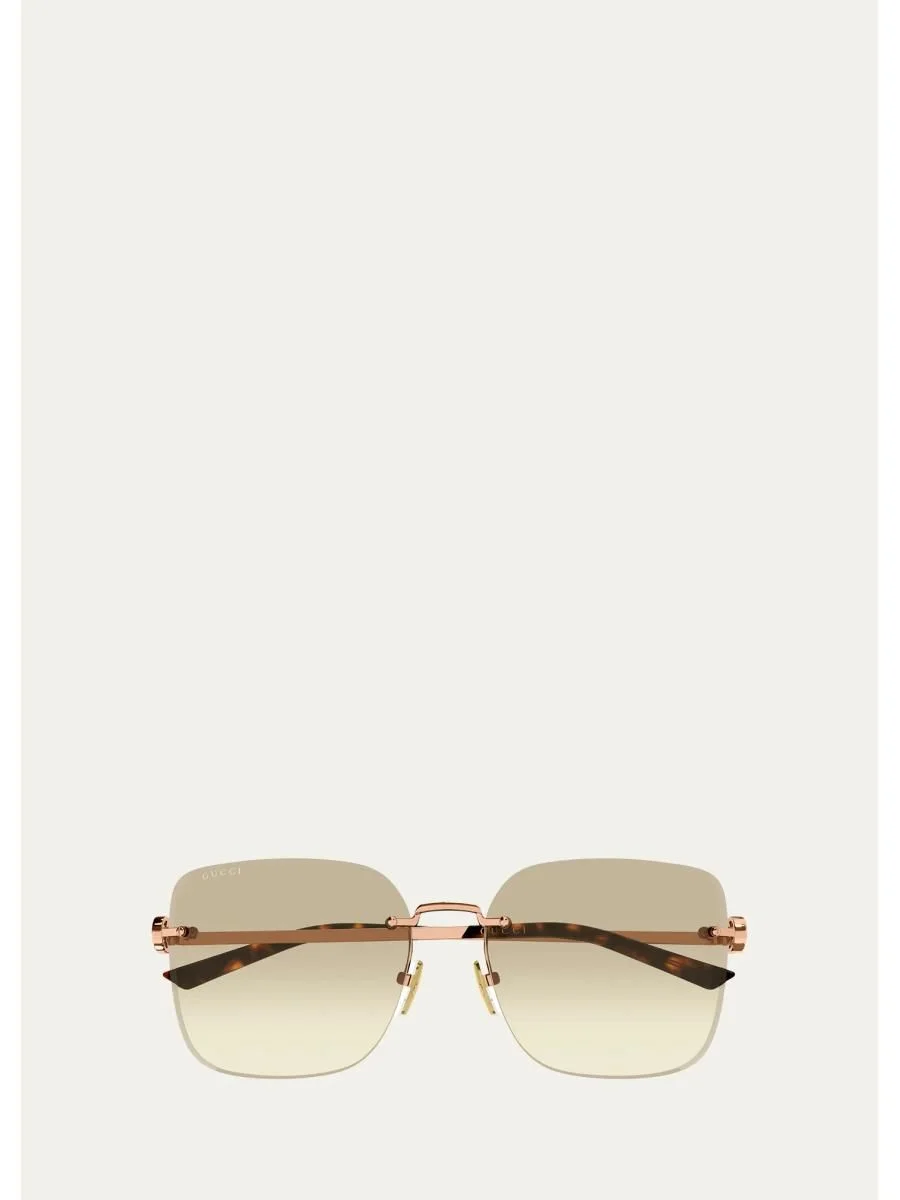 Generation Interlocking G 60MM Butterfly Sunglasses - 1