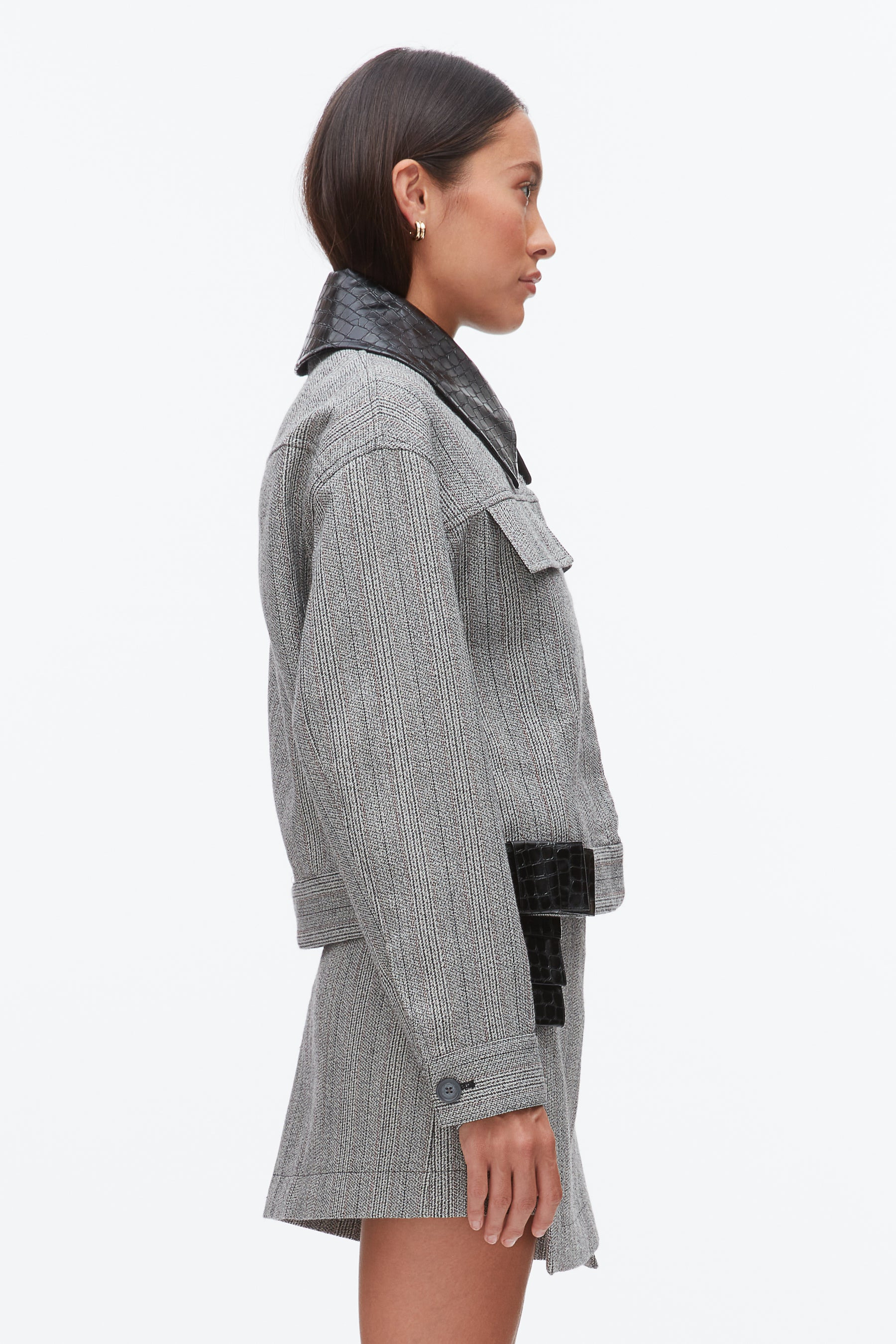 Jaspé Cropped Jacket - 5
