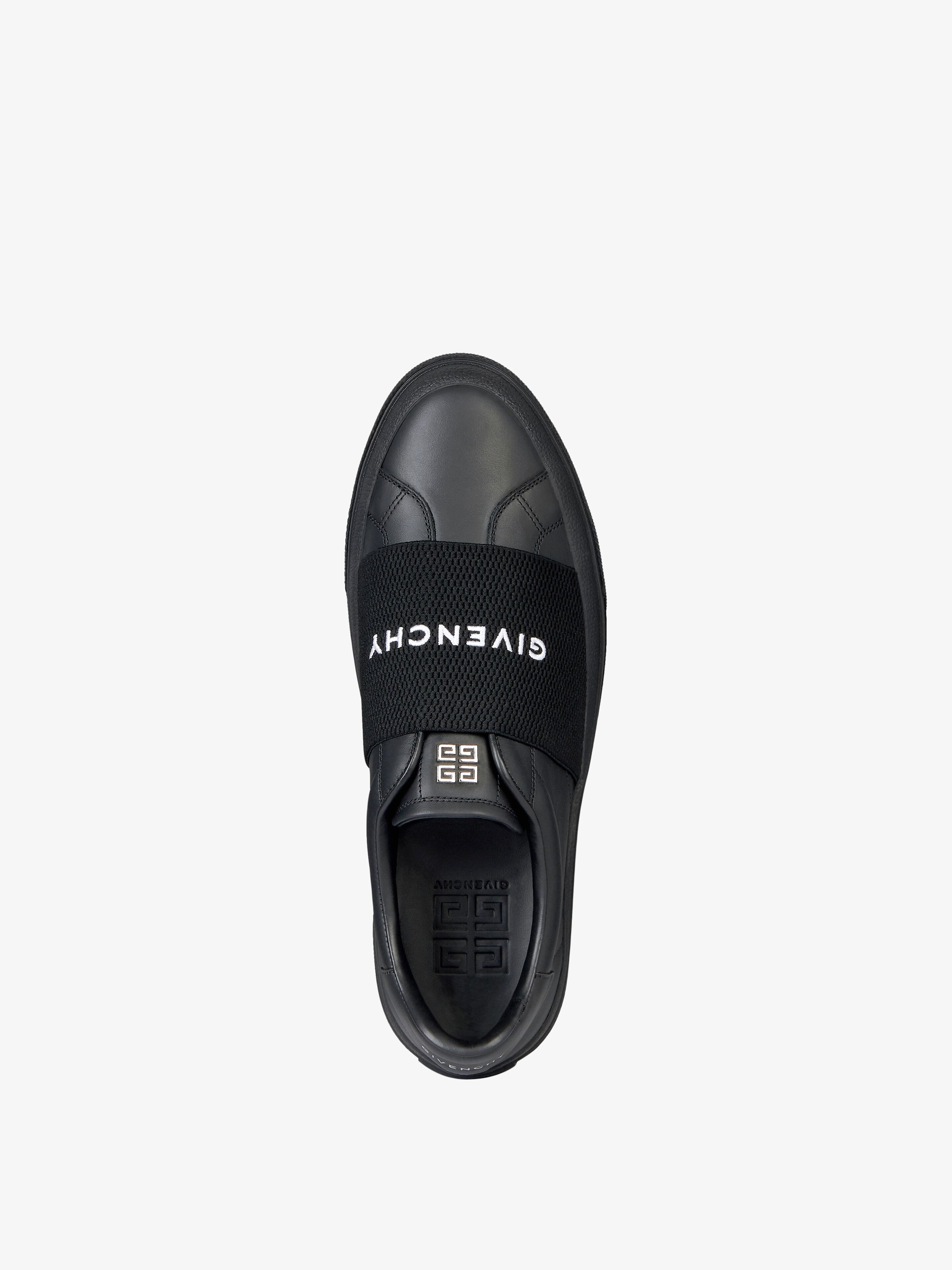 SNEAKERS CITY SPORT IN LEATHER WITH GIVENCHY WEBBING - 4