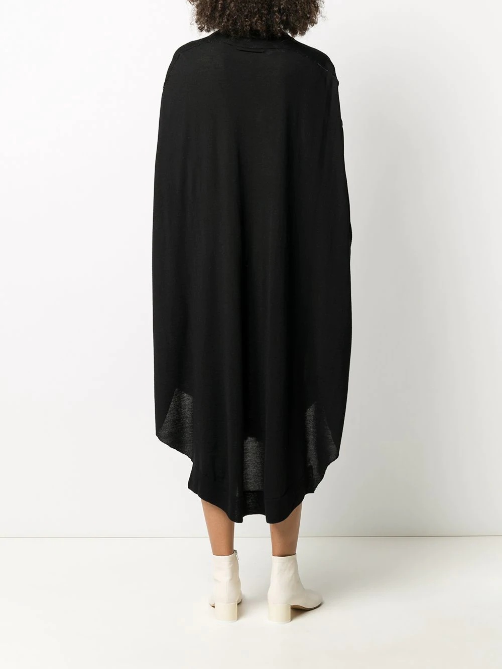 high-low hem knitted dress - 4