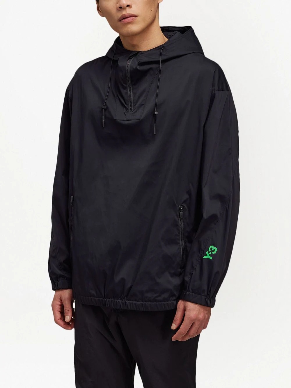 half-zip hooded windbreaker - 3