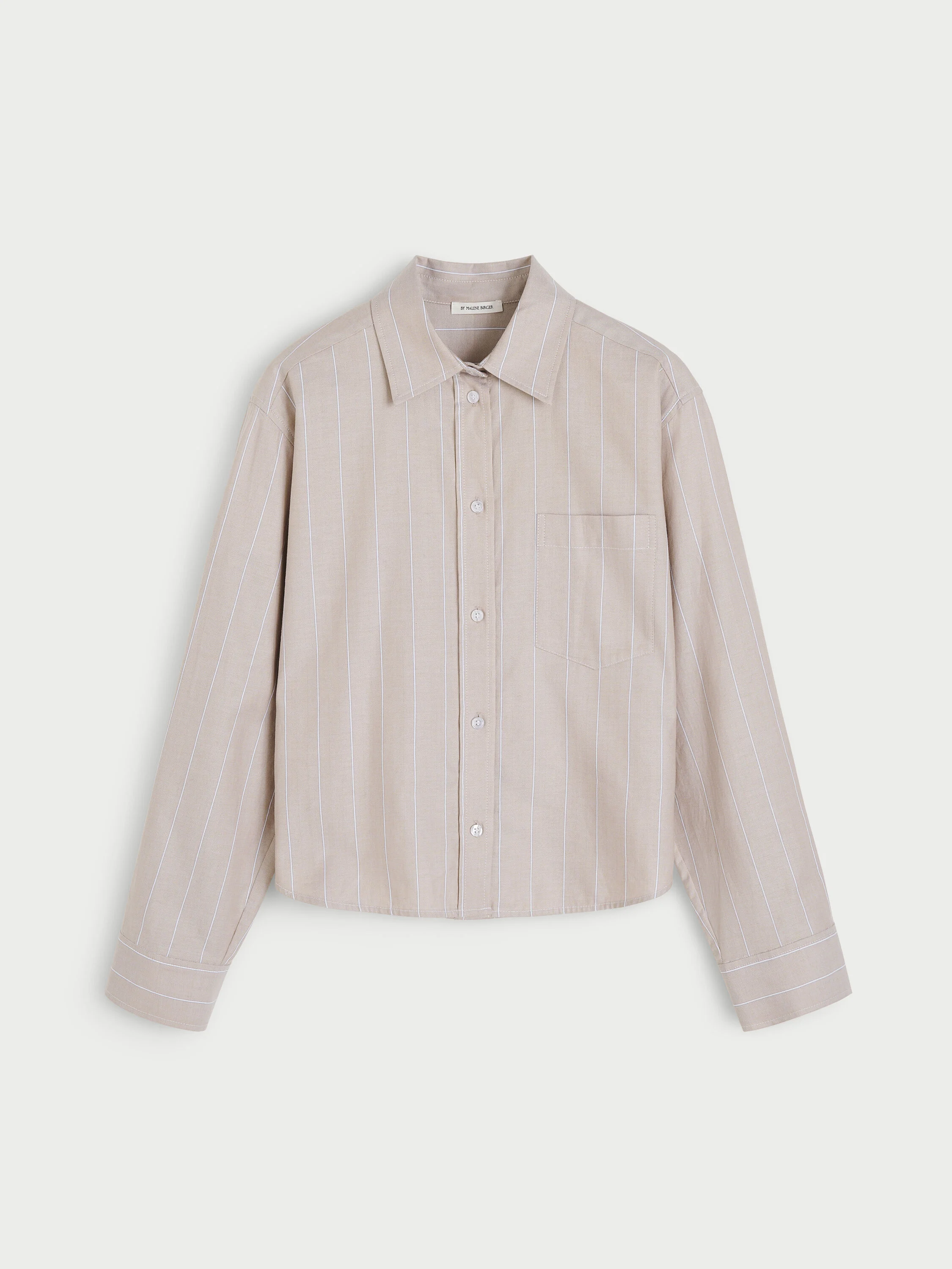 Audrey Cropped organic cotton shirt - 1