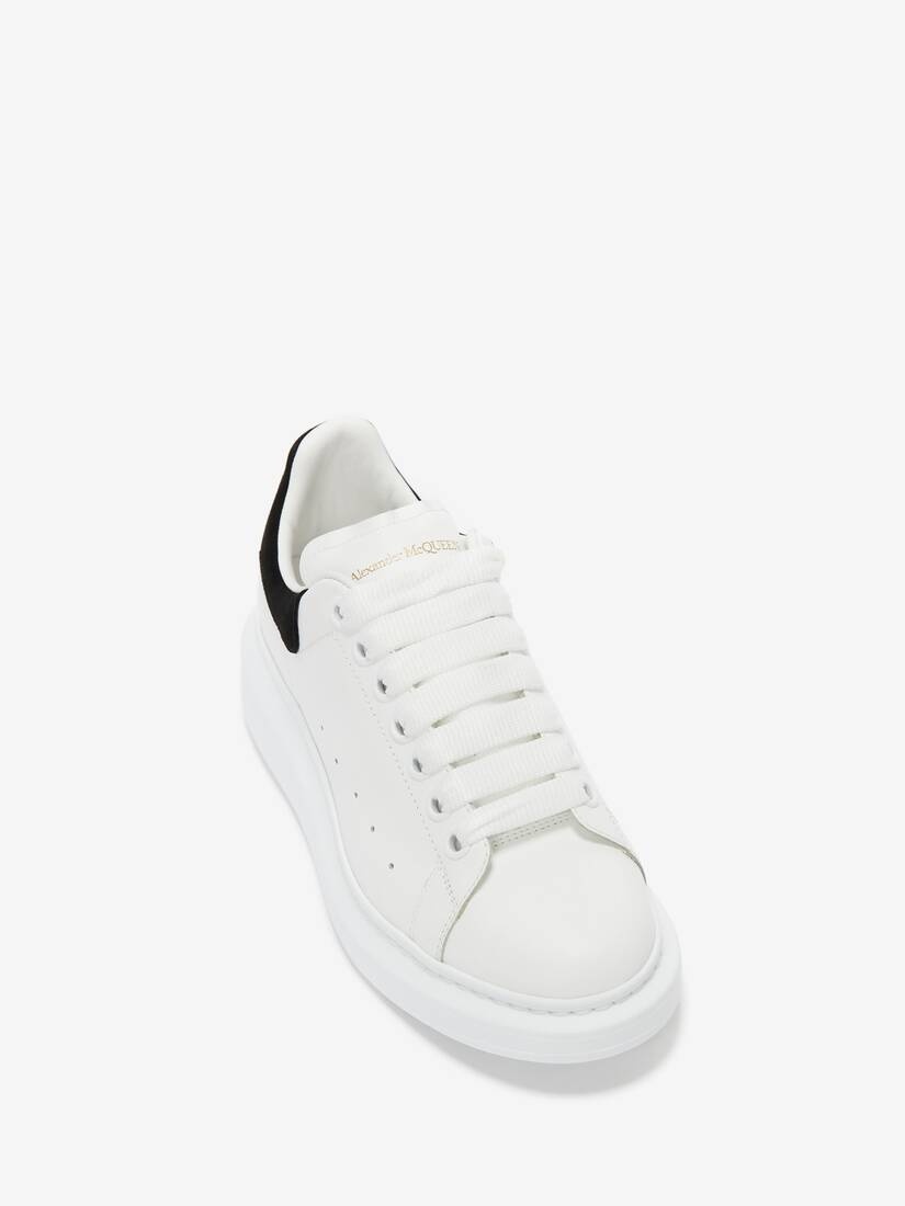 Men's Oversized Sneaker in White/black - 5