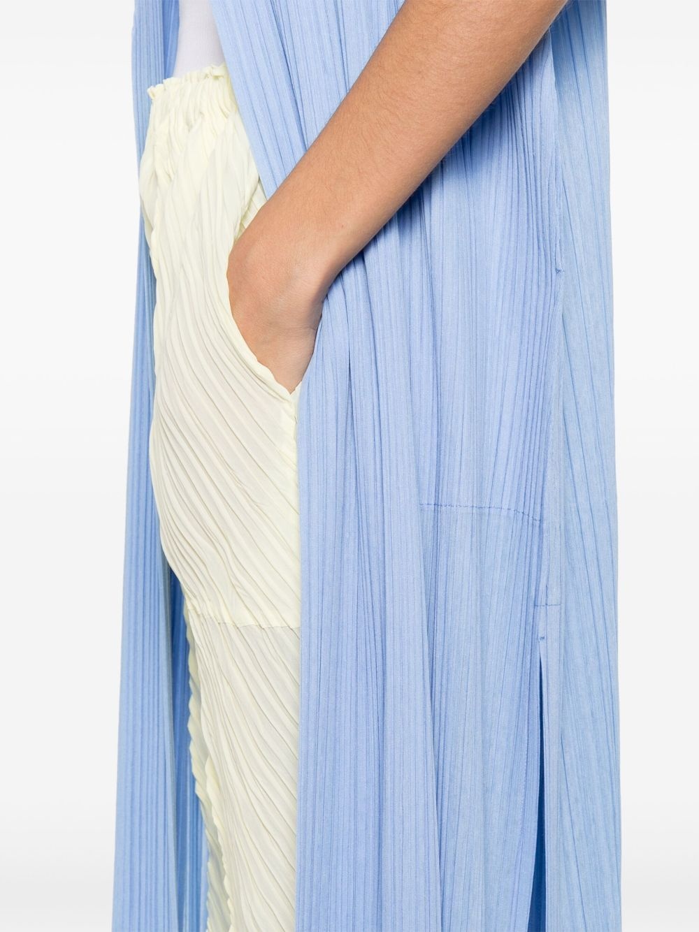 pleated oversized coat - 5