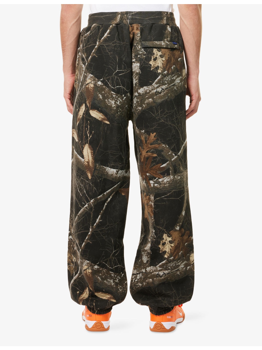 Classic Logo Wide-Leg Cotton-Jersey Jogging Bottoms - 4