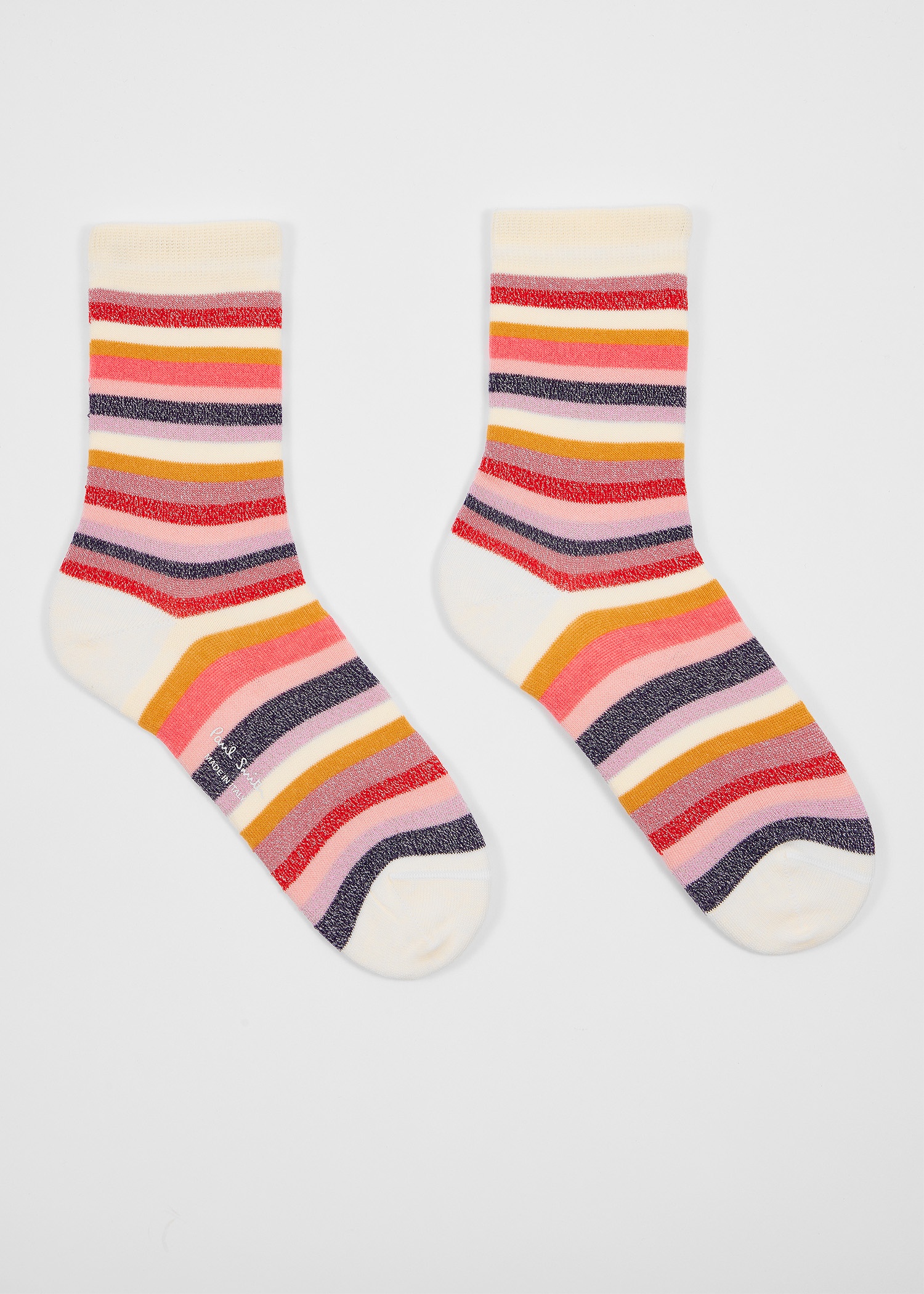 Women's Lurex 'Swirl Stripe' Socks Three Pack - 3