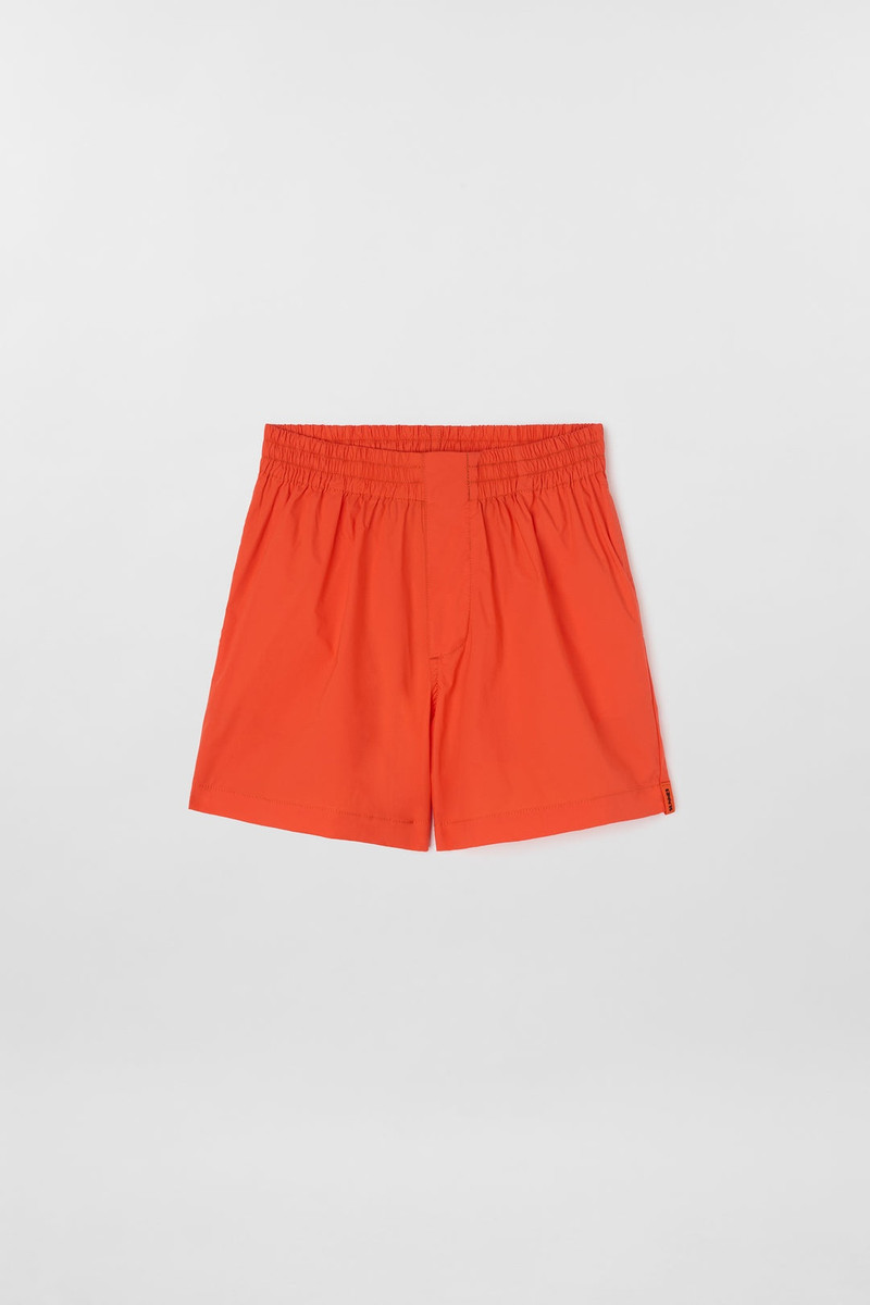ELASTIC SHORTS / bright orange 1