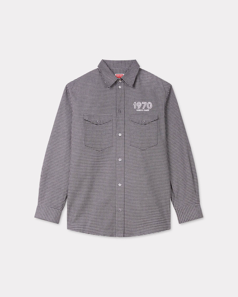 'KENZO Archive 1970' embroidered military shirt - 1
