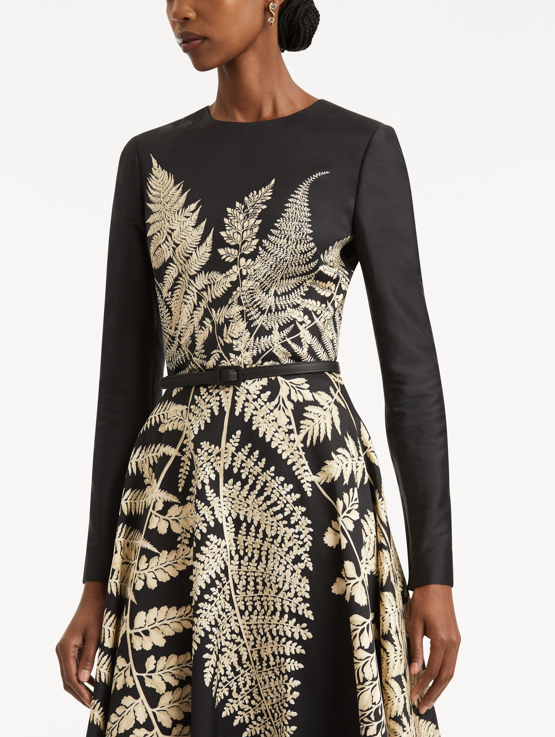 FERN PRINTED COCKTAIL DRESS - 5