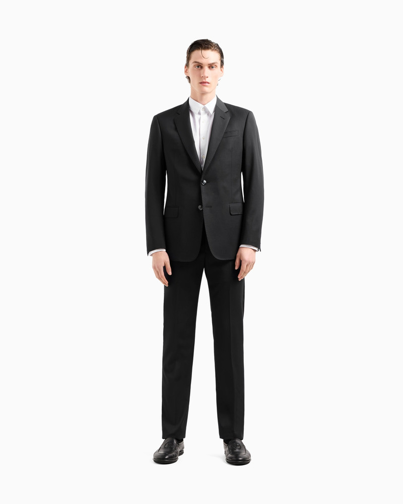 GIORGIO ARMANI Single-breasted, water-repellent wool suit from the Soft line outlook