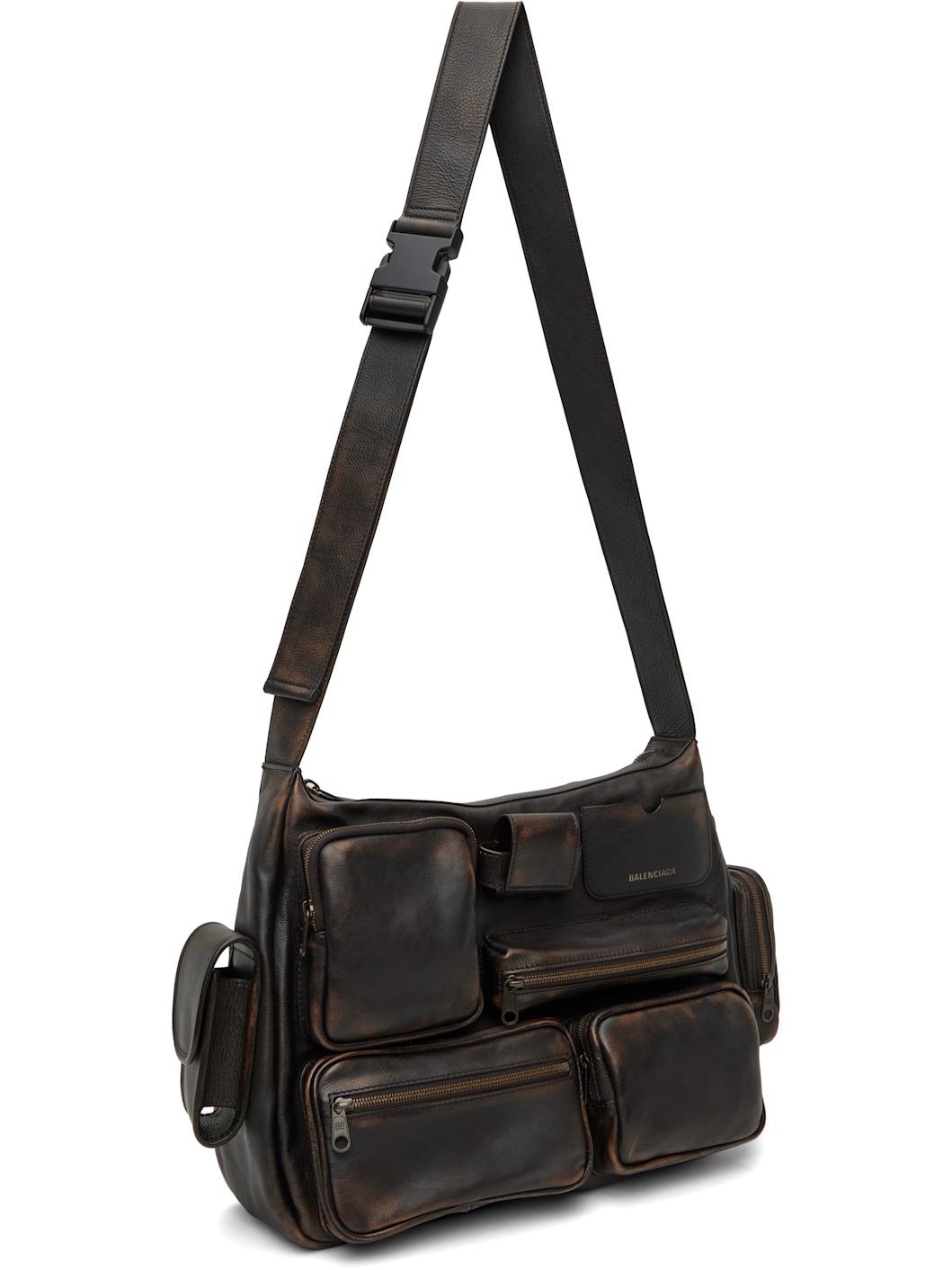 Brown Superbusy Messenger Bag - 2