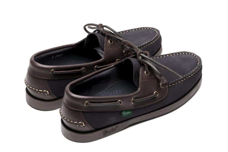 Paraboot Barth Nubuck Navy/Kenya - Rubber Sole outlook