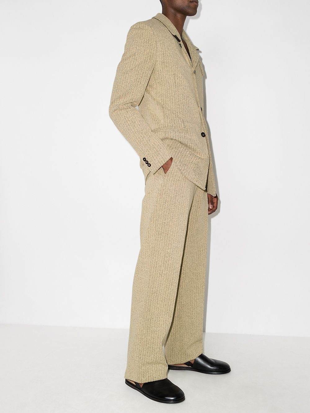 pinstripe tailored trousers - 5