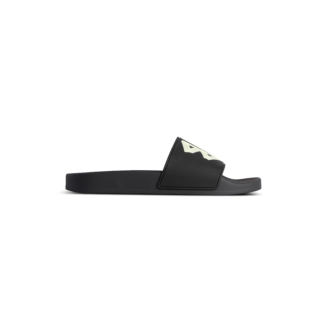Women's Pool Slide Sandal  in Black/yellow - 1