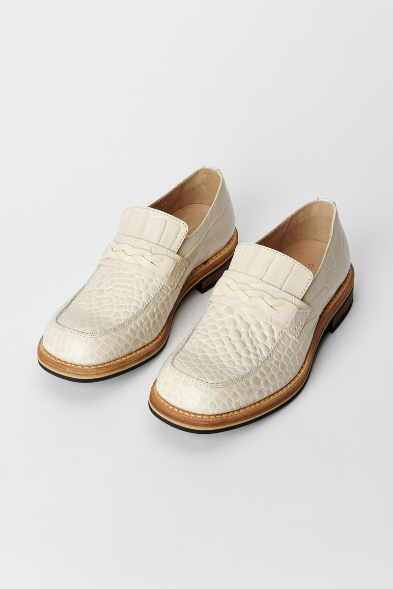 Nakano Shoe Vanilla Croc Bull Hide 6