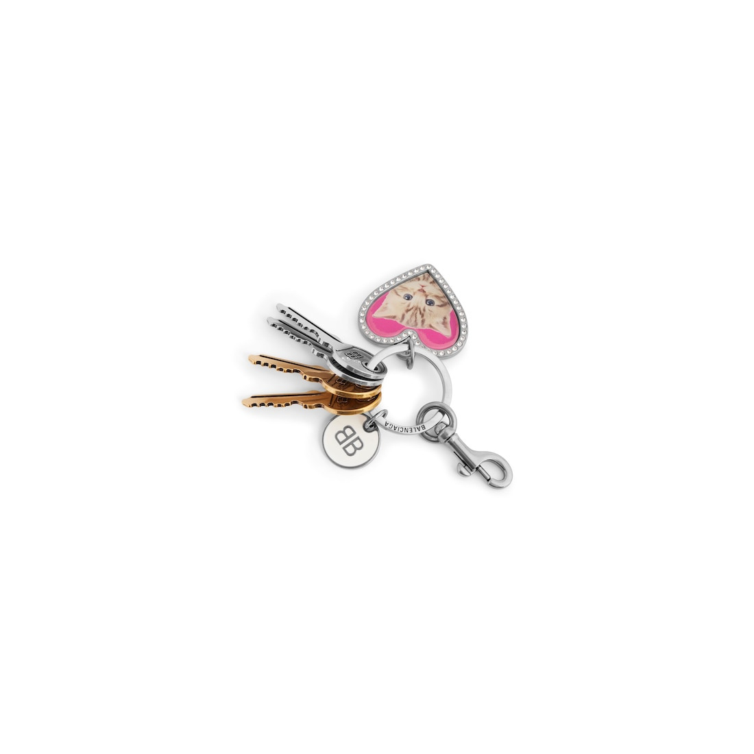 Women's Charm/keychain Heart  in Multicolored - 2
