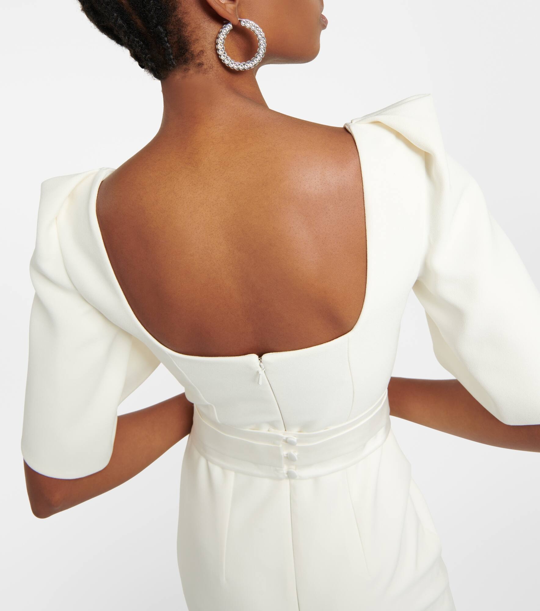 Crêpe bridal gown - 5