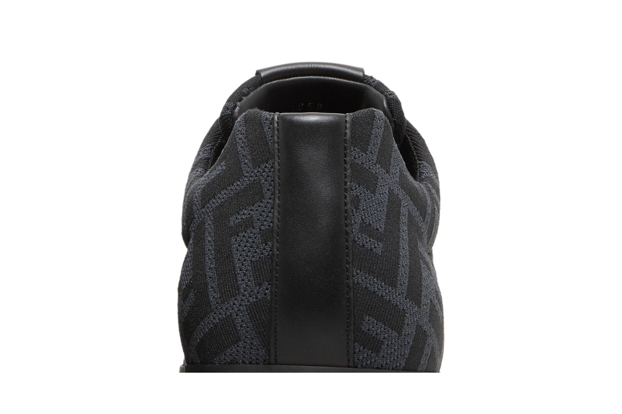 Fendi FF Motif Lace Up Low 'Black' - 7