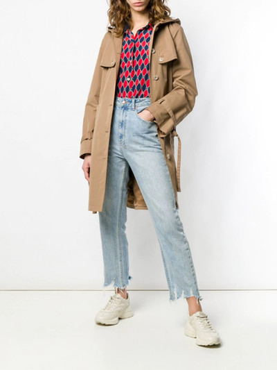 GUCCI hooded trench coat outlook