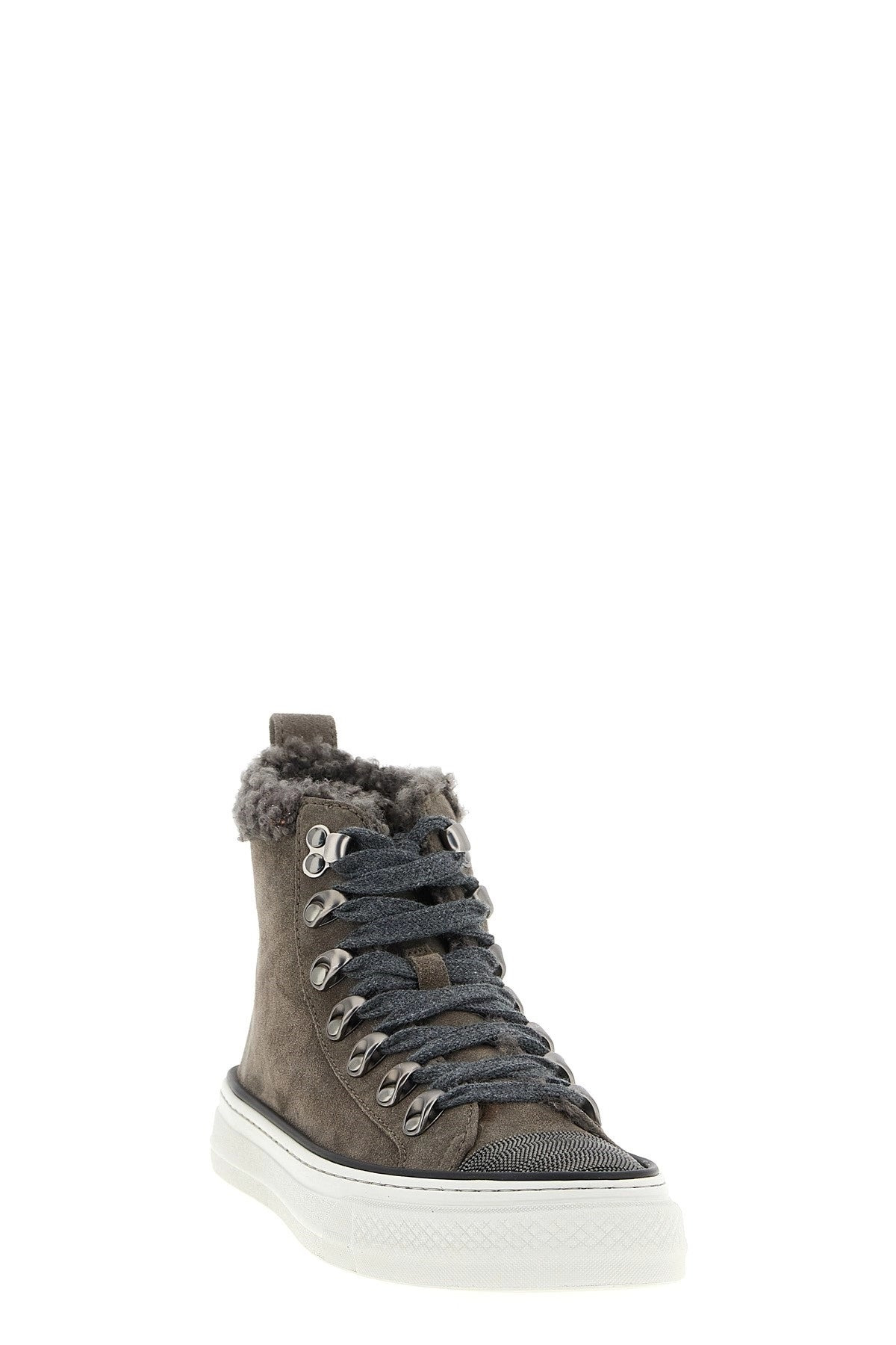 Brunello Cucinelli Women 'Precious Toe' Sneakers - 2