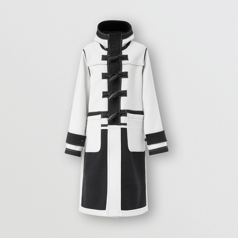 Two-tone Double-faced Wool Duffle Coat 1