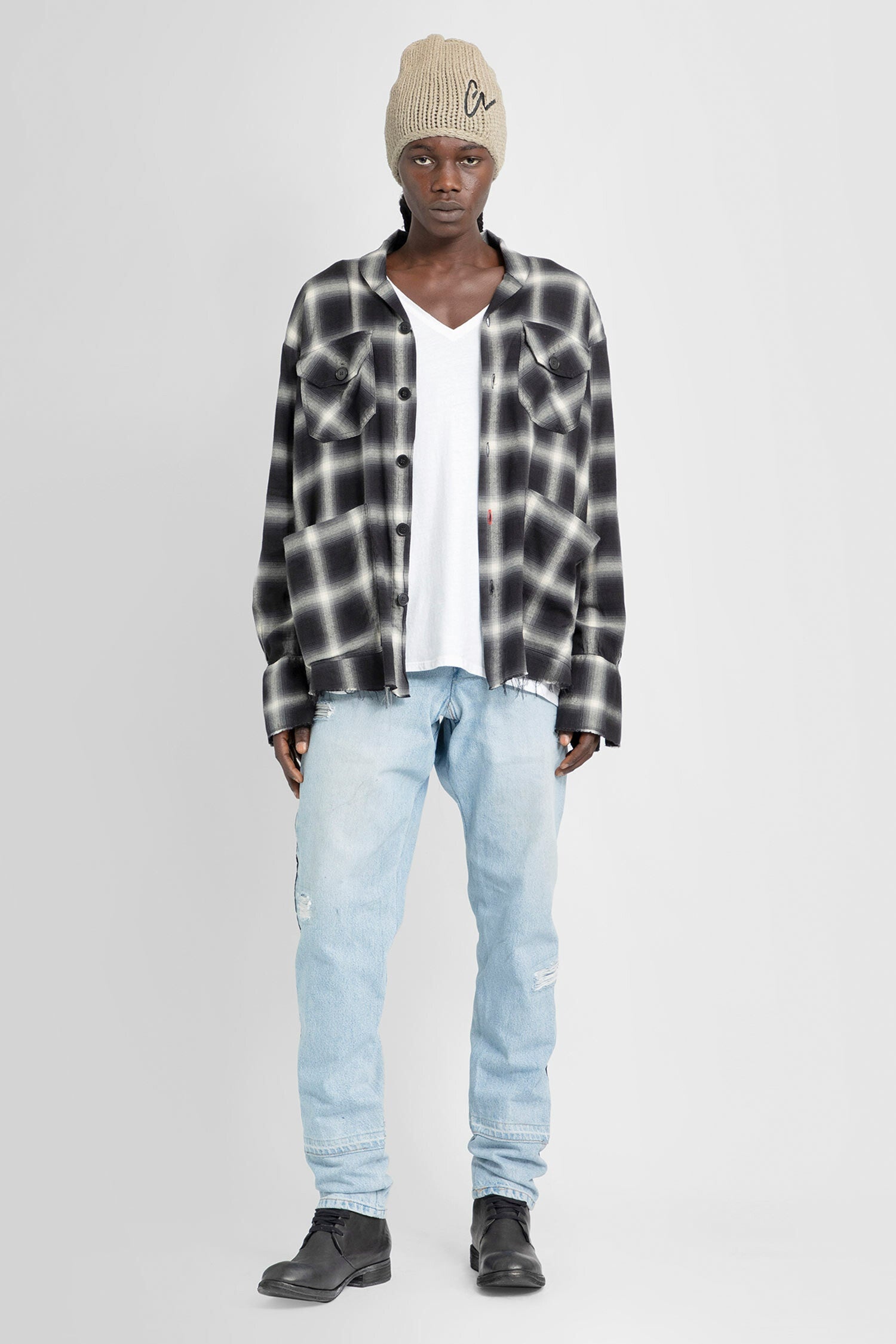 GREG LAUREN MAN WHITE T-SHIRTS - 4